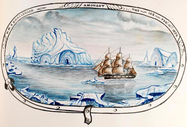 SALTIRE BEYOND THE SEA-ICE